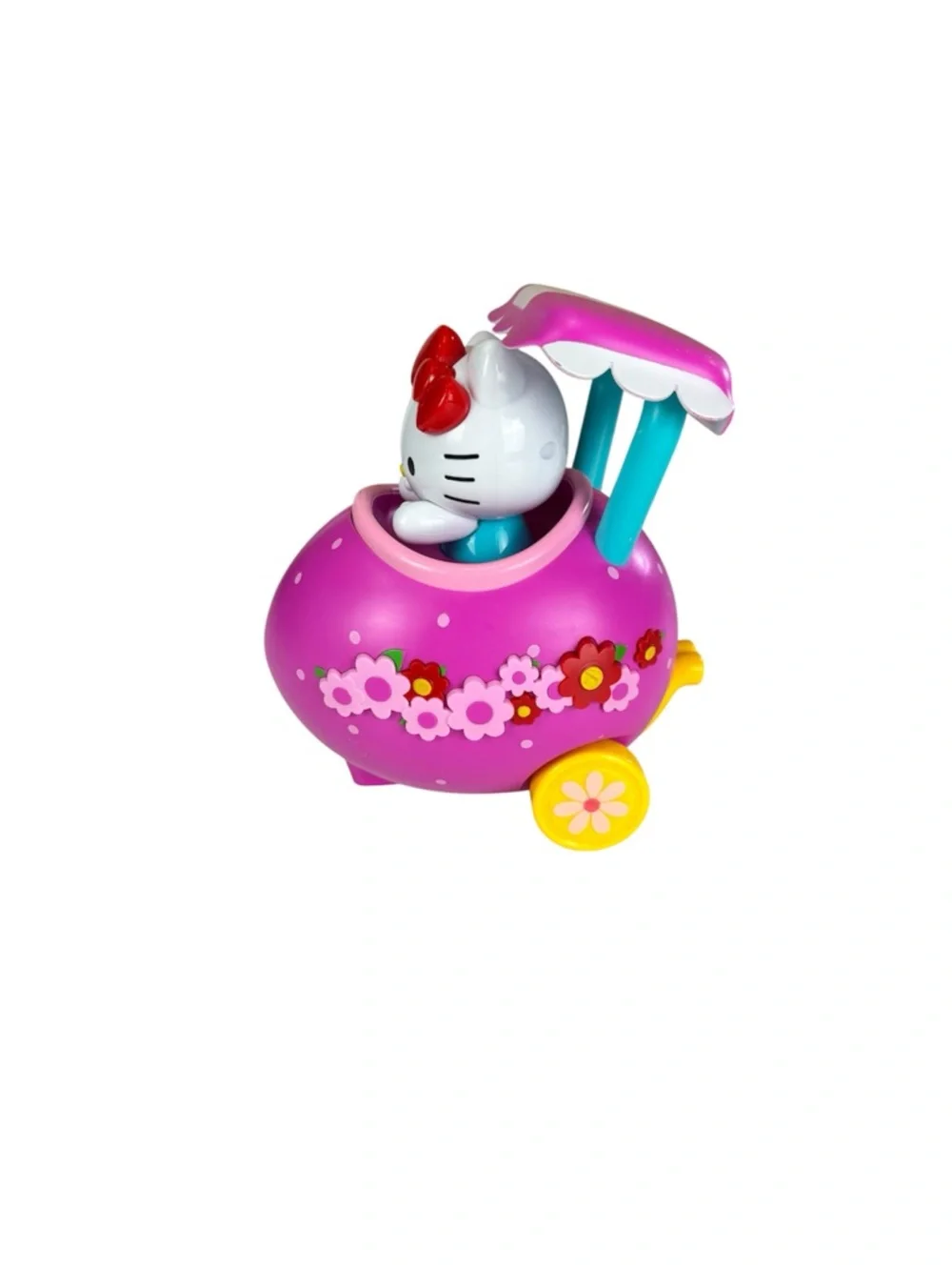 Hello Kitty Pink Floral Remote Control Ride-On Car Age 8+